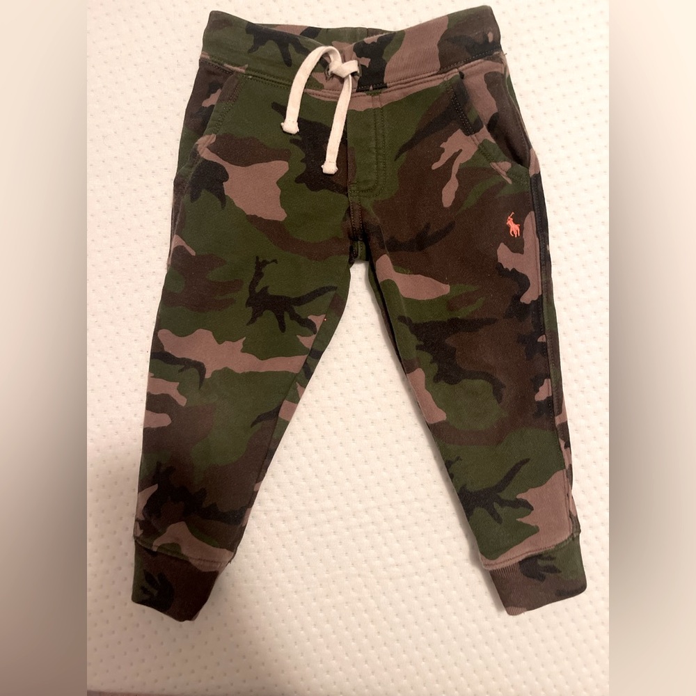 Boys Polo Ralph Lauren camo sweats